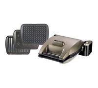 Lagrange 019622 Premium Gaufres + Gaufrettes + Croque Monsieur - Gaufrier - 1200 W
