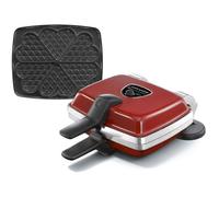 Gaufrier cœur Super 2 Rouge 039512 Lagrange