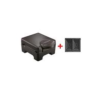 Gaufrier / croque-monsieur - Lagrange - Tarti' Gaufres - 2 gaufres tartinables - 2 croque-monsieur - 1070 Watts