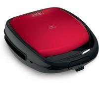 Croque gaufre Tefal SW341512 Snack Time Rouge avec 2 jeux de plaques