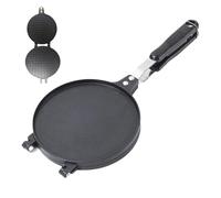 Gaufrier,Croustillant Pancake Holder Gaufrette Bowl Maker - Moule à Cuisson Poêle pour Anniversaire Réchauffement Maison Camping Affaires Sandwich Chips Petit Déjeuner