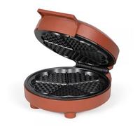 Gaufrier Cœur Livoo 1000 W, 5 gaufres cœur, Rouge