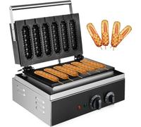 "Gaufrier de luxe 1500 W - Gaufrier avec plaque de cuisson - 130 x 30 mm - Toutes tailles de gaufres possibles - Waffle Maker 50-300 °C - Gaufrier 0-5 minutes"