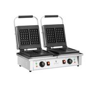 Gaufrier double - Gaufres belges - Royal Catering - 2 x 2 000 W