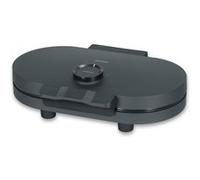 Severin WA 2118 Gaufrier voyant lumineux, rabattable noir