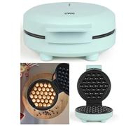 Gaufrier Électrique - 1000W - Revêtement Antiadhésif - Gaufres en forme de Bulles - Poignée Isolante