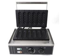 Gaufrier Électrique 1500W Bâton De Gaufre 6 Grilles Bâtonnets De Gaufres Machine à Gaufres en Acier Inoxydable pour Boulangeries Restaurants Cantines