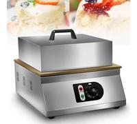 Gaufrier électrique 1700 W, Machine à Crêpes Dorayaki Professionnelle, Température : 50-250 °c, Plaque Chauffante en Cuivre De 8 Mm, avec Couvercle en Acier Inoxydable, pour Restaurants.