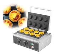 Gaufrier électrique à tartelettes aux œufs,machine professionnelle 8 pièces de 1550 W, for la préparation de pâtisseries, de snacks à domicile et de collations en restaurant.