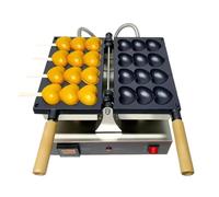 Gaufrier Électrique En Forme De Cœur 1600W, À Bulles, Machine Snacks Commerciale Facile à Nettoyer