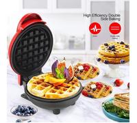 Gaufrier électrique multifunction Plaques de cuission Waffles Grill Appareil croque monsieur