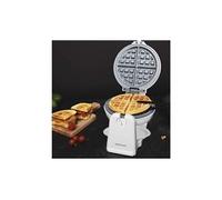 Gaufrier électrique pour 4 gaufres 1000w blanc