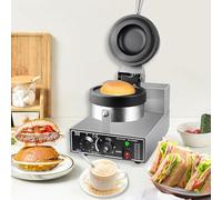 Gaufrier Électrique Pour Hamburgers, Machine À Paninis Électrique Commerciale, Presse À Gaufres Antiadhésive Avec Contrôle Du Temps Et De La Température, Pour Cuisines, Petits-déjeuners