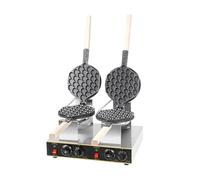 Gaufrier Électrique Professionnel À Double Tête Antiadhésif For Œufs Bulles Et Gaufrettes, Four Gaufres RéPartition Uniforme De La Chaleur