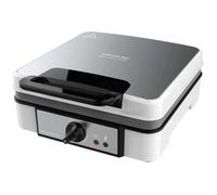 Cecotec Moule électrique Fun Gofrestone 4Inox 1200 W en acier inoxydable, 4 gaufres à la fois, revêtement antiadhésif Rockstone, température réglable