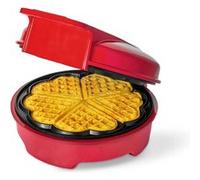 Gaufrier en forme de cœur 1000W rouge noir vendos85 G