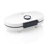 Gaufrier en forme de double coeur 13120 Blanc