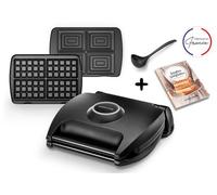 Gaufrier et croque-monsieur Lagrange 089004 1700 W Noir