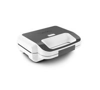 Tefal Snack XL SW7011 gaufrier et appareil à croque-monsieur 850 W Blanc, Acier inoxydable