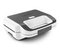 Tefal Snack XL SW7011 gaufrier et appareil à croque-monsieur 850 W Blanc, Acier inoxydable