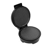 Gaufrier fin - 1200 W - Pour gaufres glacées - Revêtement antiadhésif - Contrôle de la température - 20 cm - Noir