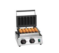 Gaufrier MDI lolly 600, 6 gaufre en épi, arrondie