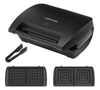 Gaufrier, croque monsieur LAGRANGE Mini Maxi 2 plaques gaufre+croque 28463