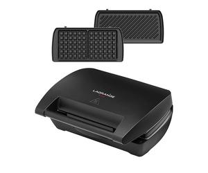 Gaufrier Mini Maxi panini et gaufres 900 W noir Lagrange