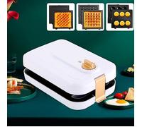 Gaufrier multifonction 3 en 1 JOULLI Croque Monsieur Sandwich Gaufre Grill et Gaufrier Antiadhésif Grande Puissance de 600W