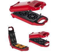 Gaufrier Multifonctions 700W - 6 en 1 pour gaufres- beignets- cake pops- madeleines