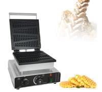 Gaufrier professionnel à bâtonnets - 4 pièces, moule antiadhésif en forme de sapin, poêle en fonte.