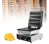 Gaufrier professionnel à bâtonnets,antiadhésif,for restaurants et bars à snacks.Permet de réaliser des gaufres individuelles.Réglage de la température et du temps.Idéal for une utilisation domestique