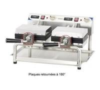 Gaufrier Professionnel Double Rotatif Ouverture 180° Casselin Vert