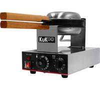Gaufrier professionnel Gaufrier Gastro Gaufrier automatique Fonction rotative Anti-adhésif 1000W