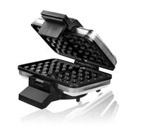 Gaufrier Professionnel pour 2 gaufres belges épaisses, plaques anti-adhésives MPM S-633G 1200W Argent 02480