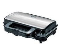 MPM Gaufrier MGO-20M – 2 gaufres belges épaisses, plaques antiadhésives, temp. auto, inox, 1000W