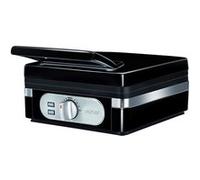 MPM Gaufrier professionnel MGO-24 – 2 gaufres belges épaisses, plaques antiadhésives, Noir 1400W