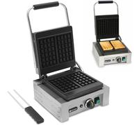 Gaufrier professionnel pour 2 gaufres rectangulaires 1,5 kW - Hendi 212103