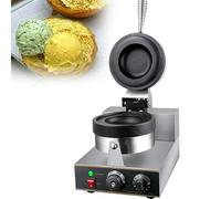 Gaufrier professionnel, presse à hamburger, presse à sandwich 1300 W, moule à gaufres, presse à burgers antiadhésive, température réglable de 50 à 300 °C pour usage domestique et commercial