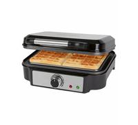 Gaufrier ProfiCook pour gaufres belges avec 2 surfaces de cuisson, 1000 W, revêtement antiadhésif, inox, degré de brunissement sélectionnable en continu, PC-WA 1240