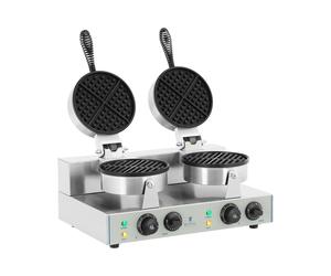 Gaufrier rond - 2 x 1.300 watts | Royal Catering