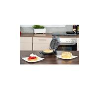 Gaufrier rond pivotant à température réglable