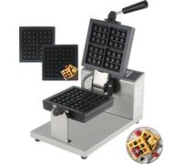 Gaufrier rotatif numérique commercial pour faire 4 gaufres 1750W FY-F25-D