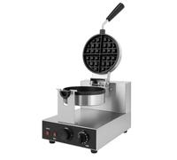 Gaufrier rotatif professionnel 4x4 - 1600W - température réglable 50-300°C - 220V