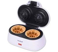 Gaufrier - STARBLUE - Double Gaufrier - 1200 W - Antiadhésif - 2 Gaufres de 10 cm