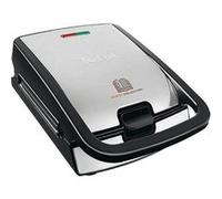 Tefal SW853D gaufrier et appareil à croque-monsieur 700 W Noir, Acier inoxydable