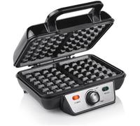 Gaufrier - TRISTAR - XL - 1000W - 2 gaufres - Revêtement anti-adhérent