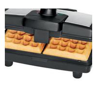 Gaufrier WA 3606, noir/acier inoxydable