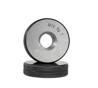 Gauge à anneau lisse, Jauge de filetage à bague fine métrique lisse (1 jauge et 1 annulaire M2-M12)(M5x0.5 6g T Z)