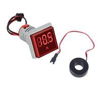 Gauge De Bilan À Tête Carrée 22 Mm Current Ammeter Numérique AC100A METTRE LED Écran Rétroéclairé 0-100A Équipement Laboratoire Détection